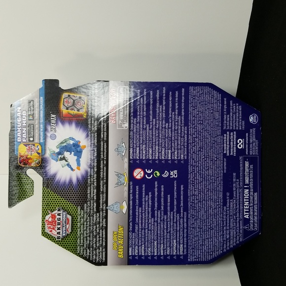 Bakugan Evolutions Geogan HYENIX, Collectible Action Figure with Trading Cards - Picture 4 of 5